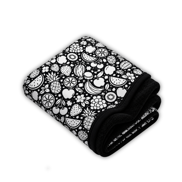 Fruits coloring blanket